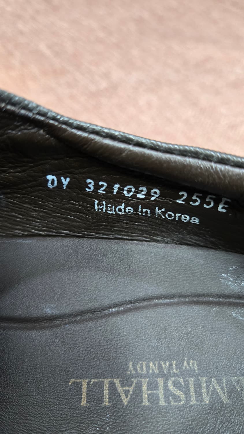  탠디255mm- 미셸BY탠디  초경량 밴딩끈 세미캐주얼화 3센치굽 상품이미지7