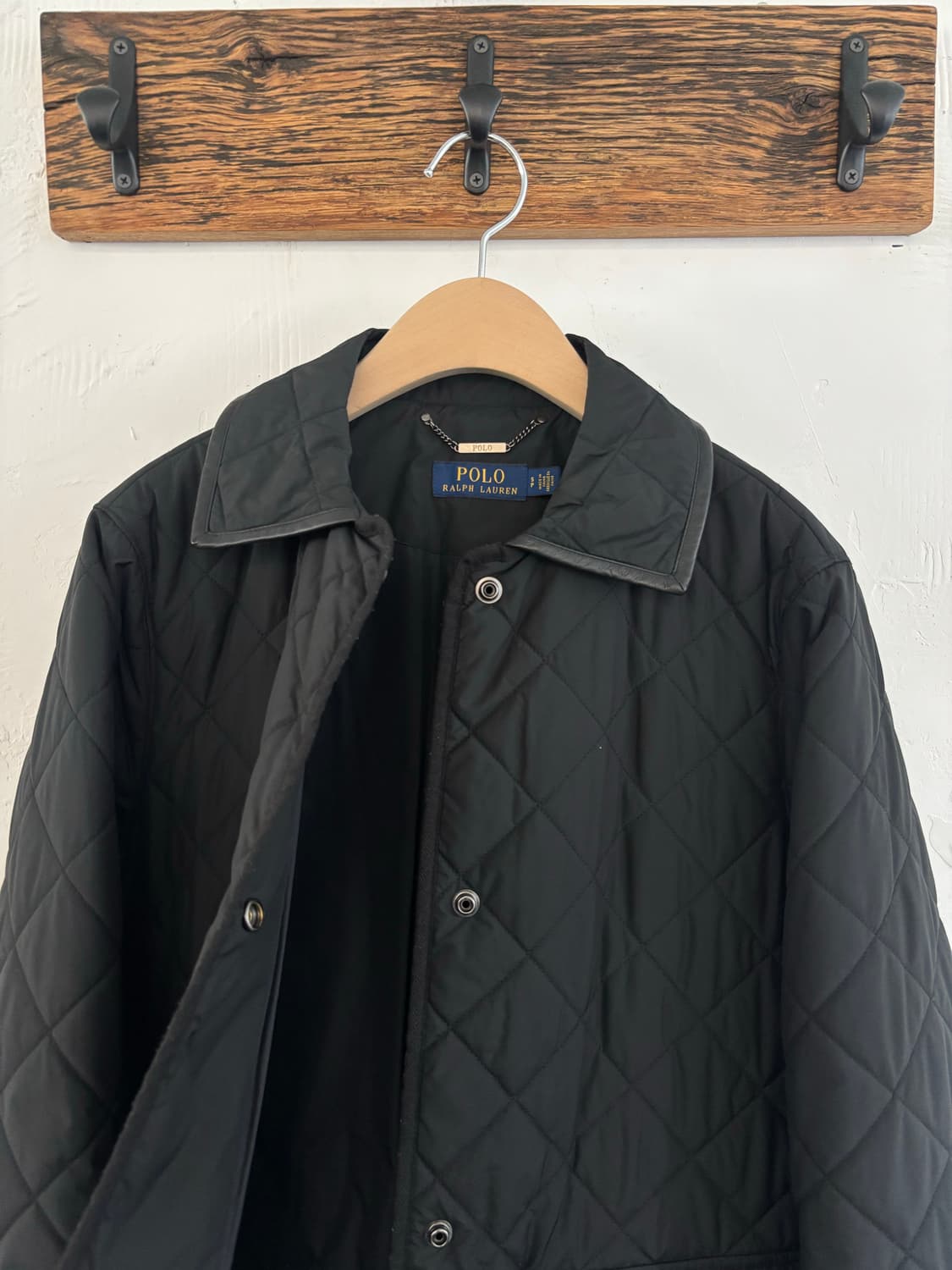 Polo 폴로 랄프로렌 신형 블랙 퀄티드 자켓 상품이미지3