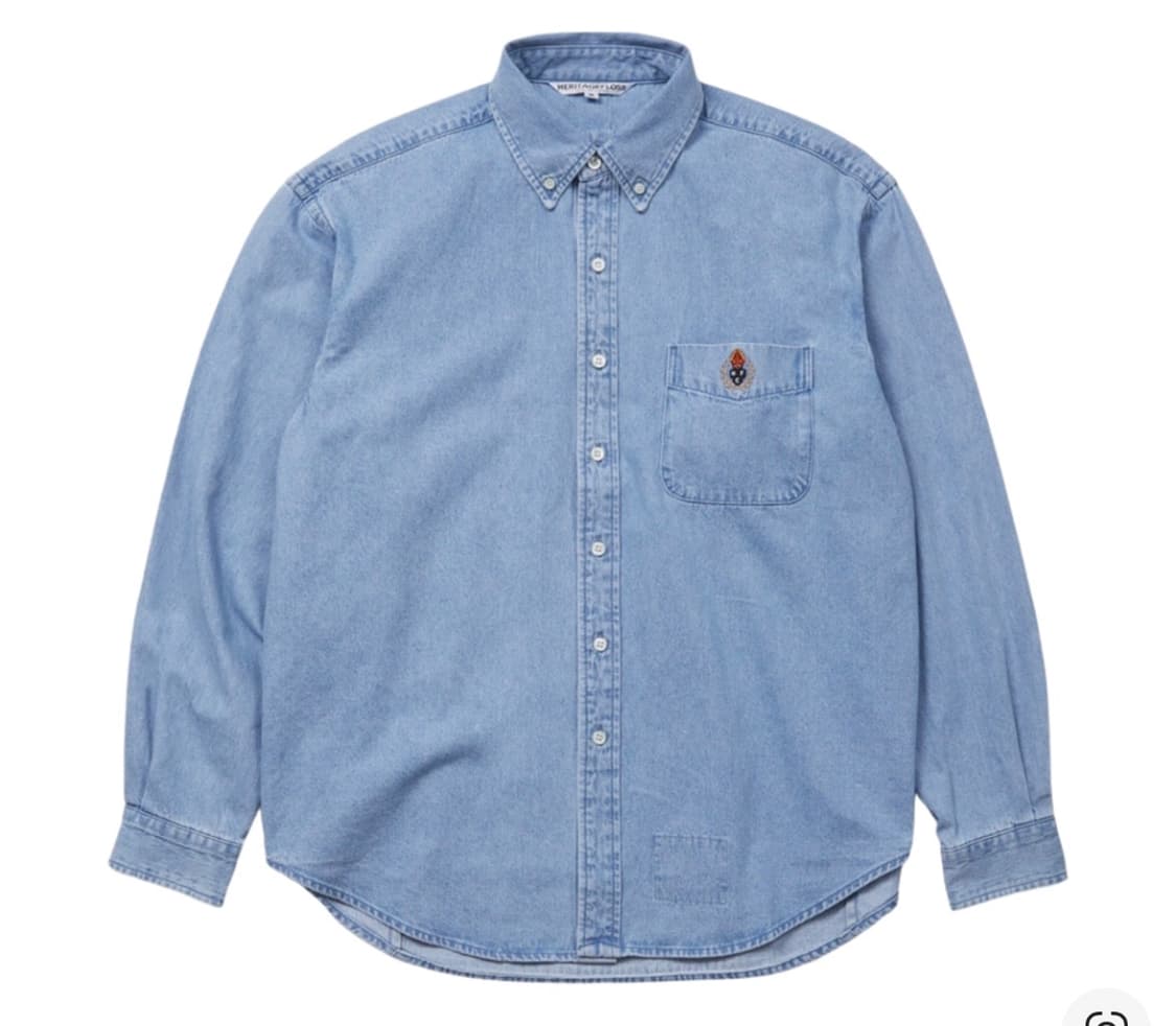 헤리티지 플로스 데님셔츠 상품이미지1