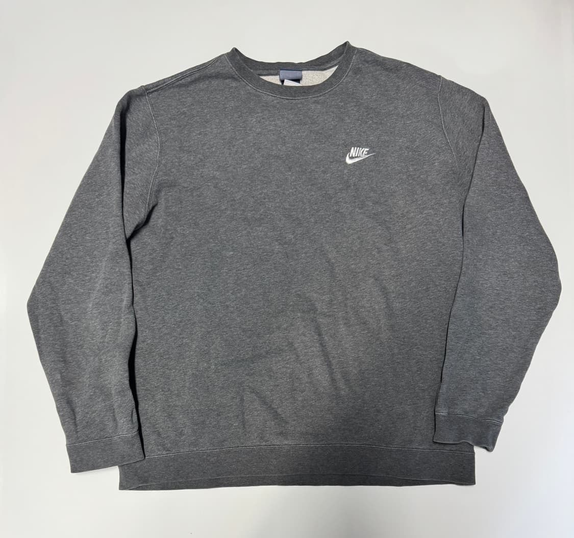 나이키 기본 스우시 기모 오버핏 맨투맨 XL ~ 2XL 상품이미지1