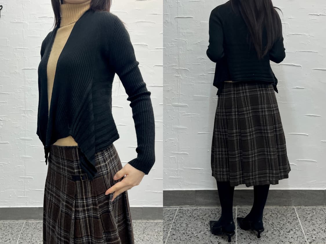 crop flared cardigan 상품이미지3