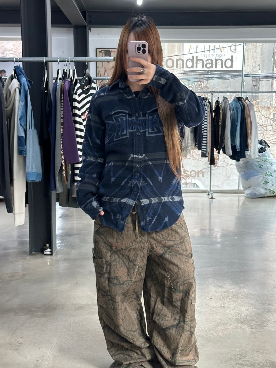 폴로랄프로렌 90s 네이티브 플란넬 셔츠  상품이미지3