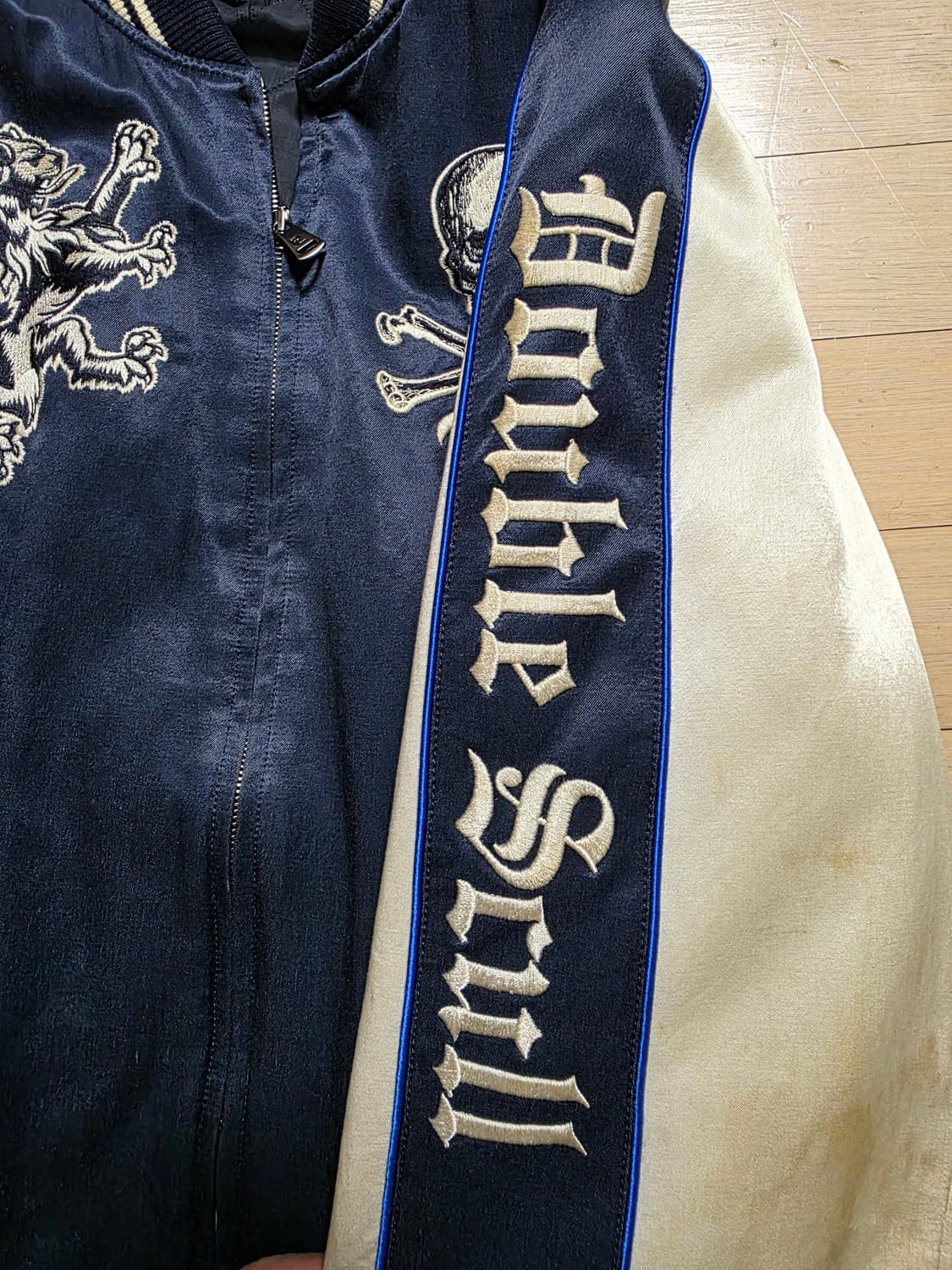 폴로 랄프로렌 퍼플라벨  RRL / 자수 스카잔 바시티 자켓 상품이미지9