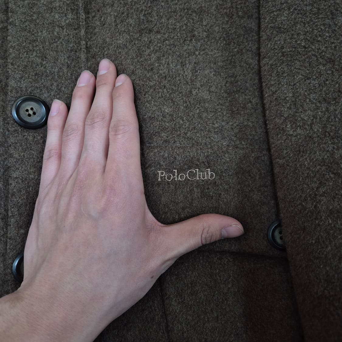 폴로 클럽 모직 싱글 맥코트 M(95) 상품이미지4