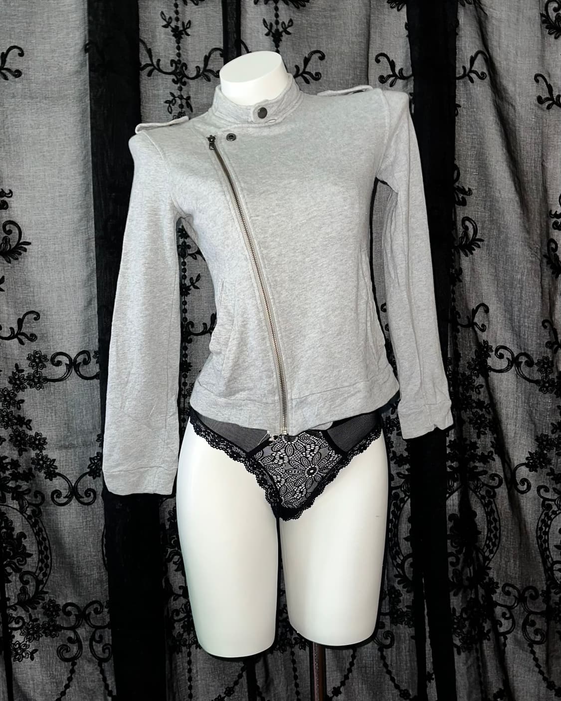 Grey cotton jacket 상품이미지2