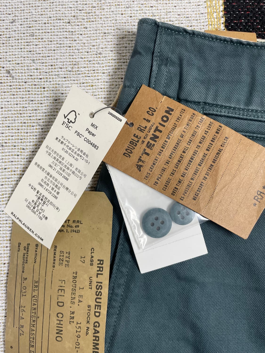 RRL 그린 필드치노(30x32) 상품이미지3