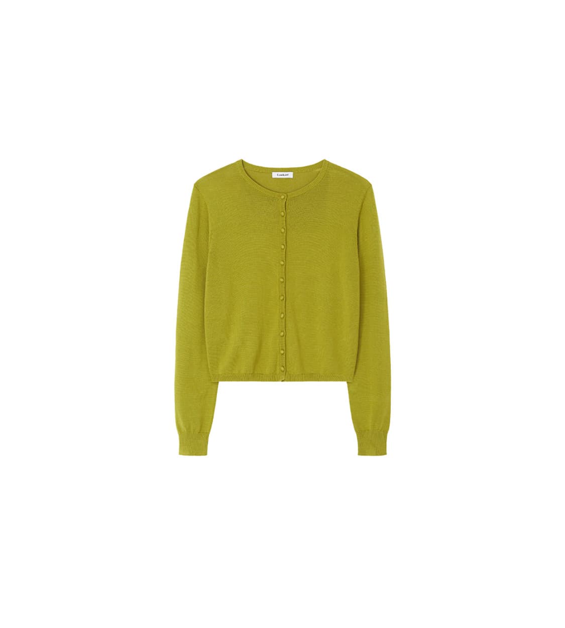 룩캐스트 사라버튼니트가디건 올리브그린 상품이미지3