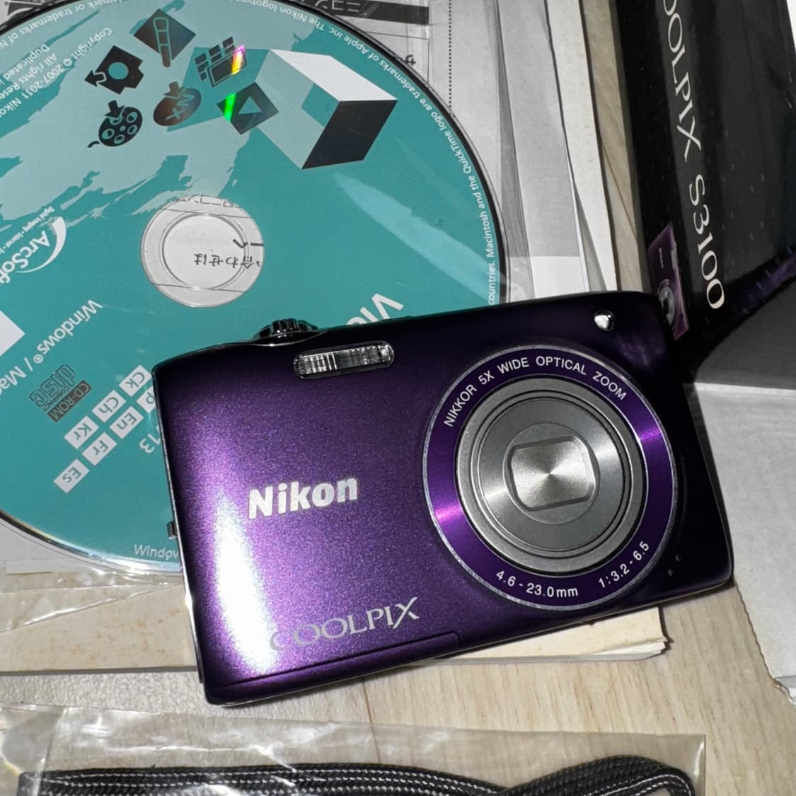 니콘 쿨픽스 s3100 보라색 상품이미지2