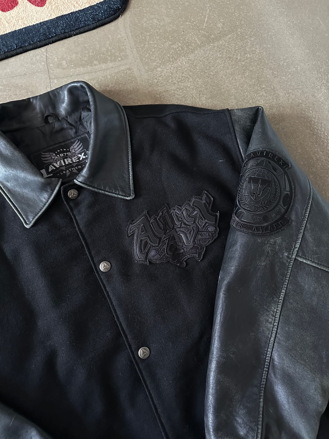 AVIREX 아비렉스 Leather Varsity Jacket 상품이미지2