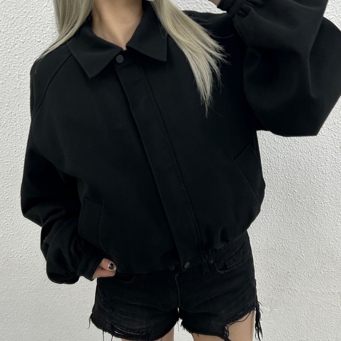 마뗑킴 블랙 카라 자켓 상품이미지1