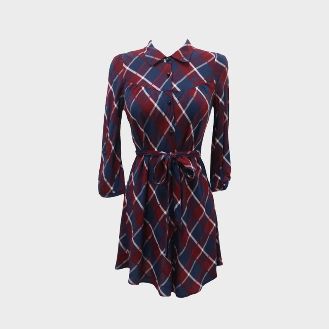 버버리 블루라벨 체크 원피스 67205 상품이미지1
