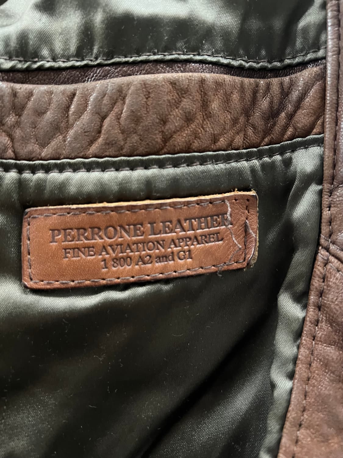 빈티지 Perrone A-2 레더자켓 상품이미지6