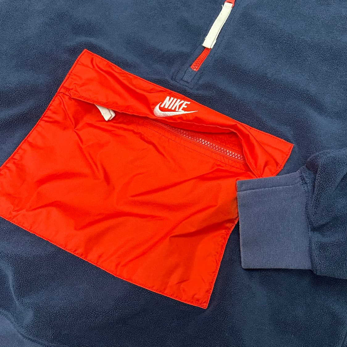 나이키 빈티지 투톤 후리스 XL 상품이미지6