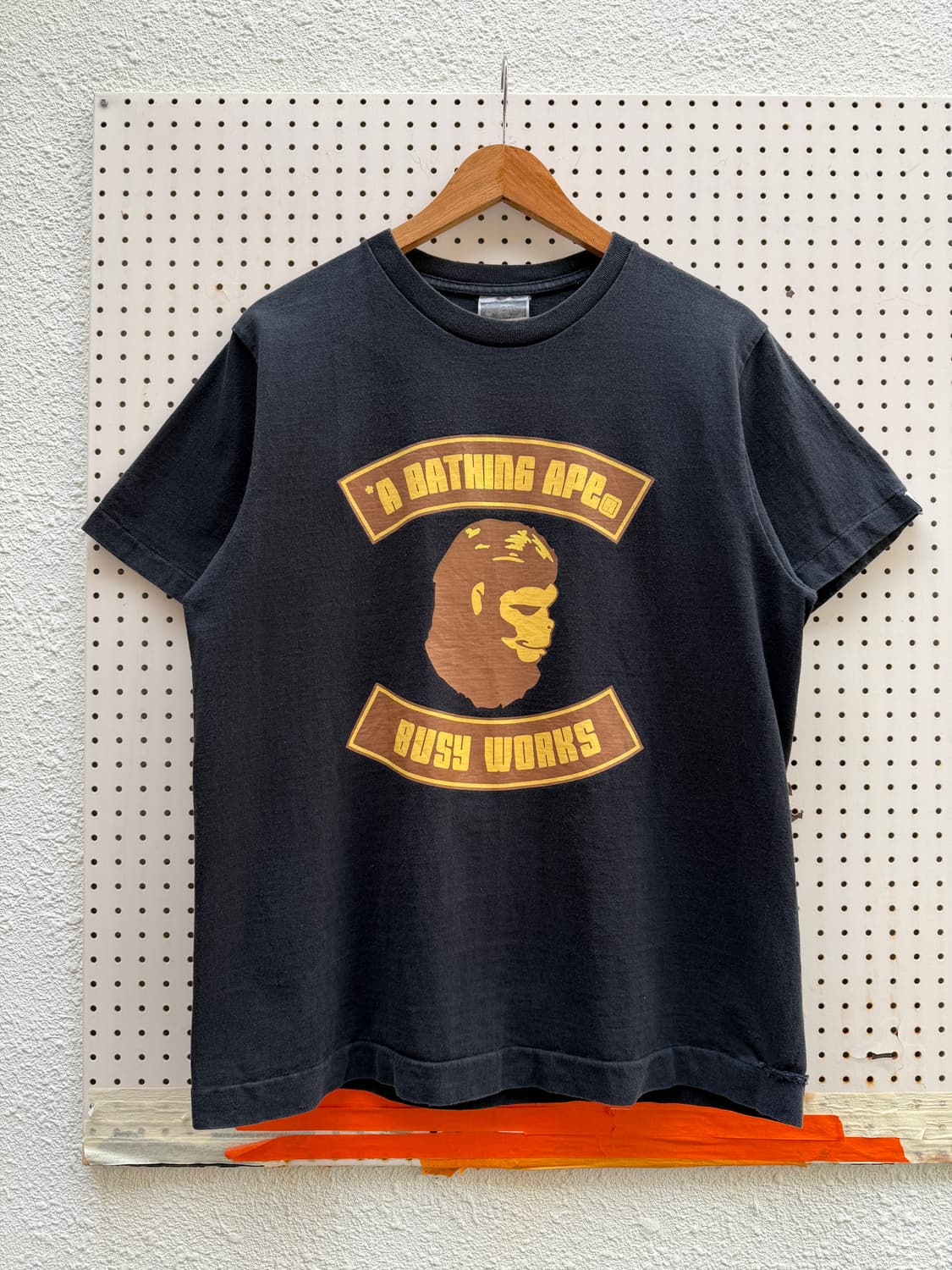 90s OLD BAPE FADED BLACK 올드베이프 빈티지티셔츠 상품이미지1