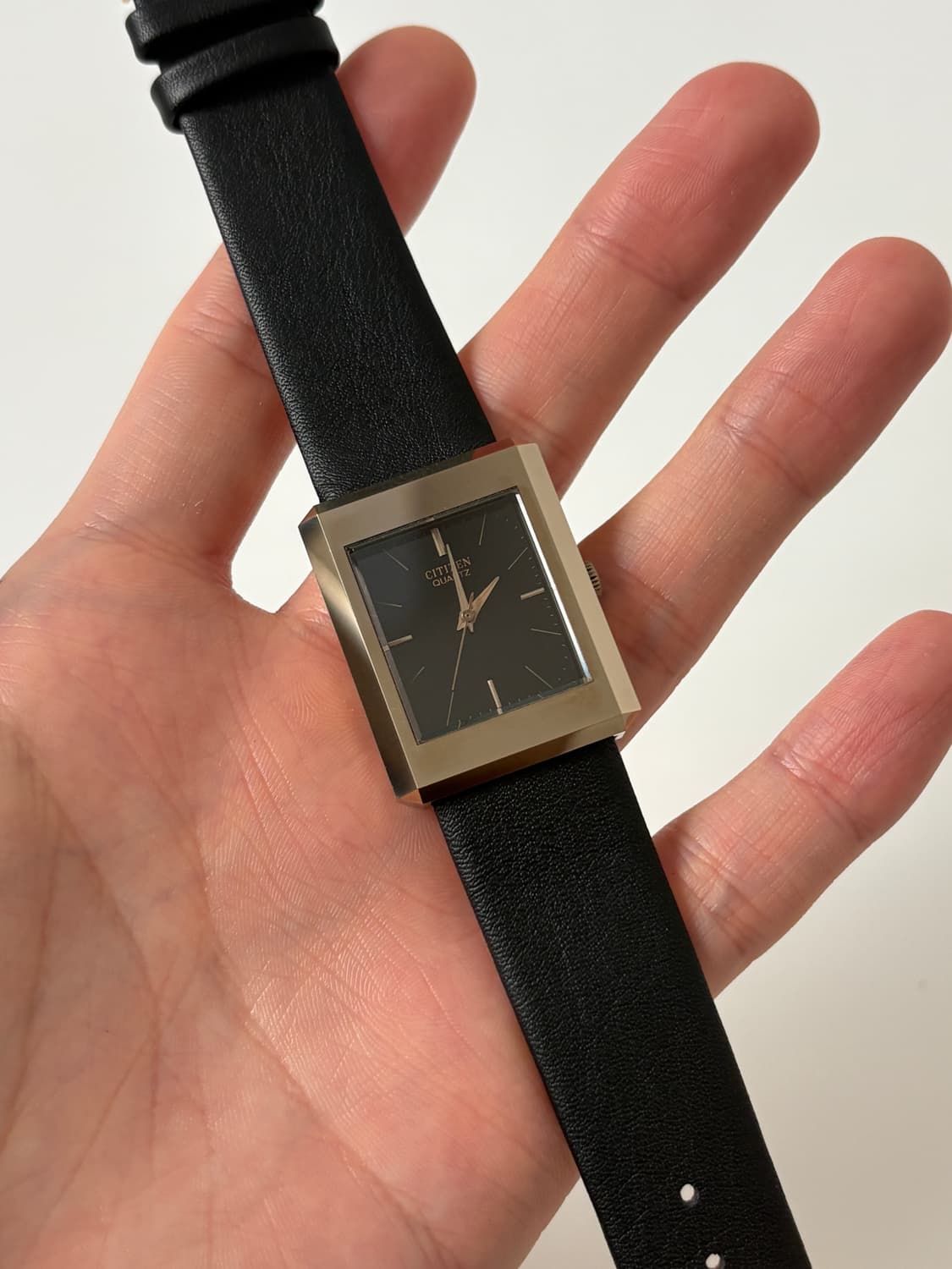 1980s Black Dial Gold Square Quartz 상품이미지2
