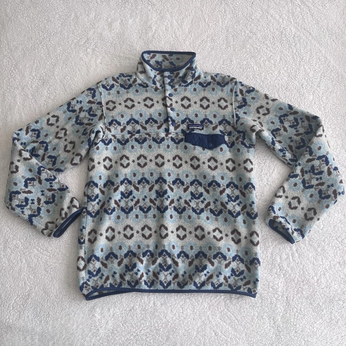 10s 파타고니아 신칠라 스냅-T 툰드라 클러스터 패턴 상품이미지1