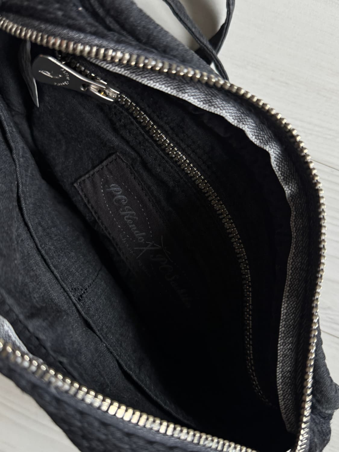 Poter classic Sashiko bag.black 상품이미지3