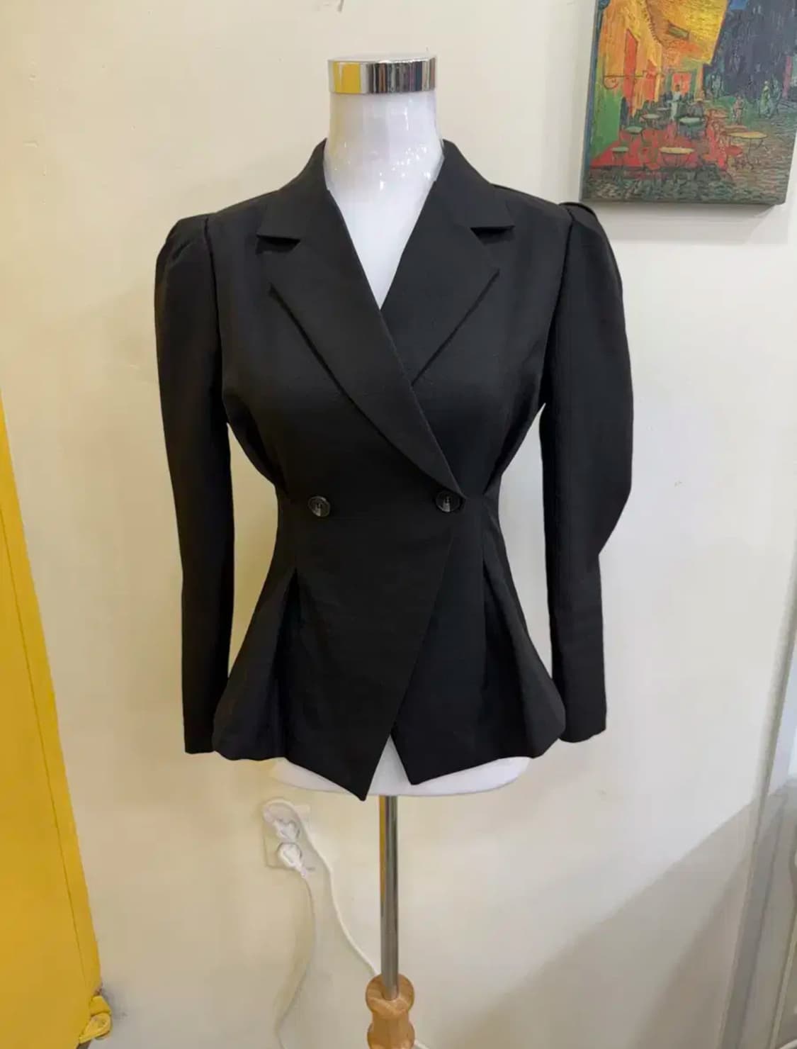 vtg 블랙 여성 자켓 상품이미지2