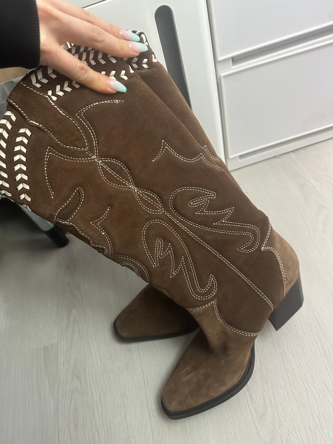 자라 레더 부츠 37사이즈 상품이미지6