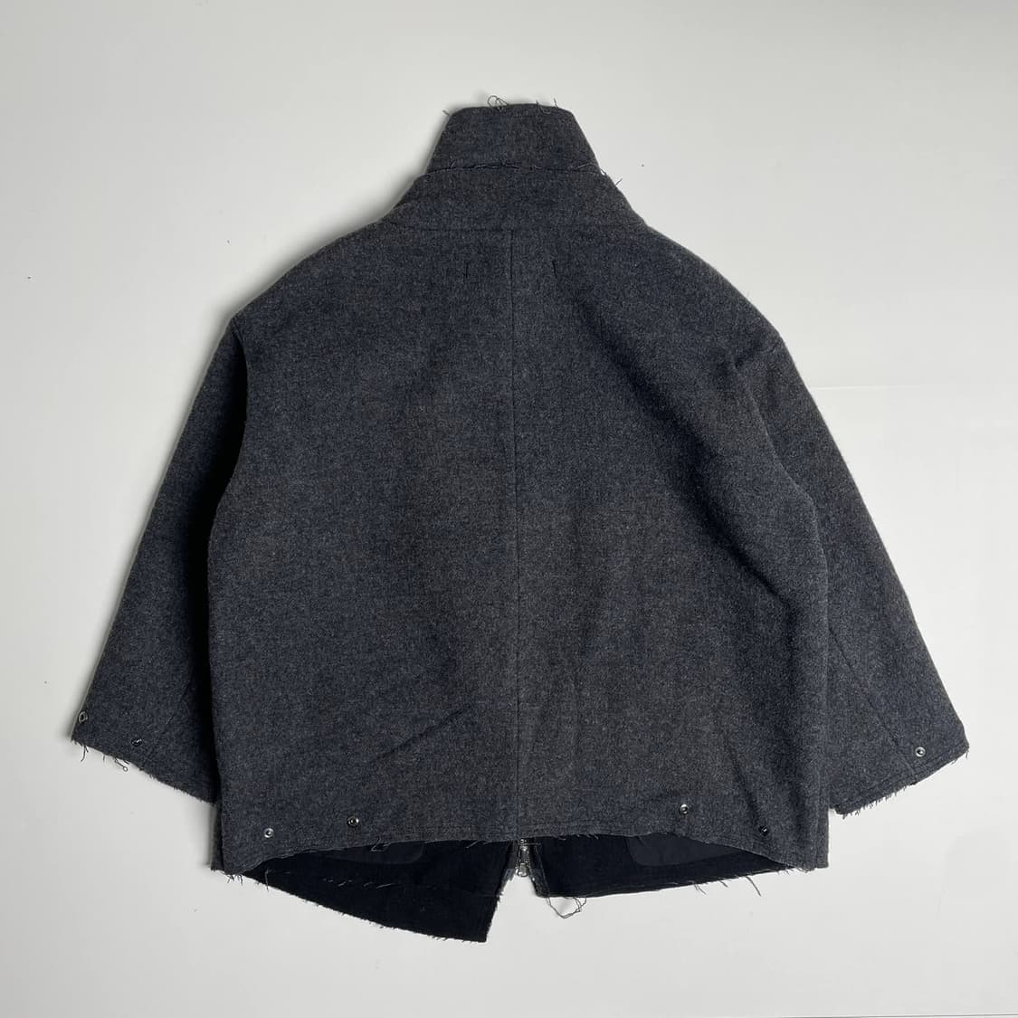 Zucca 3 곂 랩 스타일 울 블렌드 자켓 상품이미지6