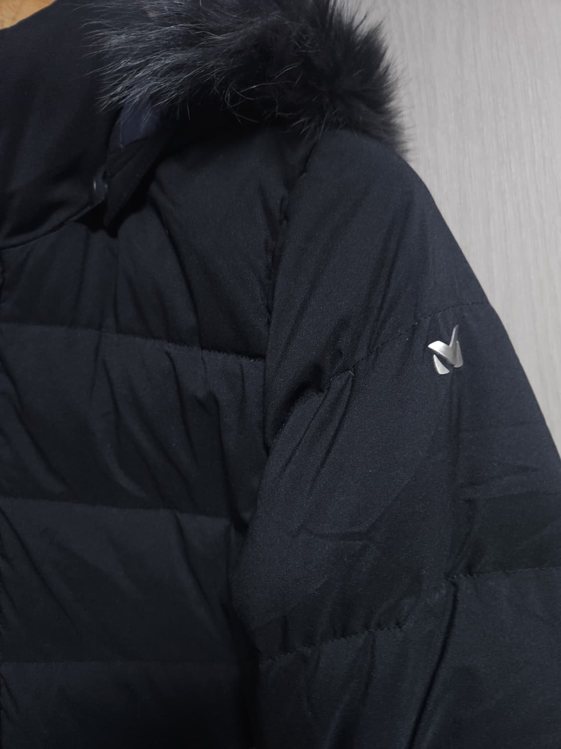 밀레 구스다운 롱패딩, M 상품이미지2