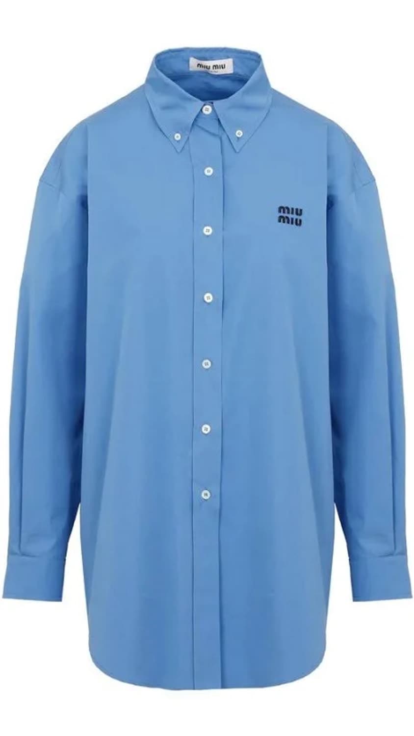 MIU MIU 미우미우 블루 셔츠 IT38 판매해요 상품이미지2