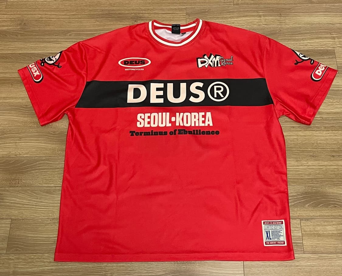 Deus 모터사이클 티셔츠 레드 상품이미지2