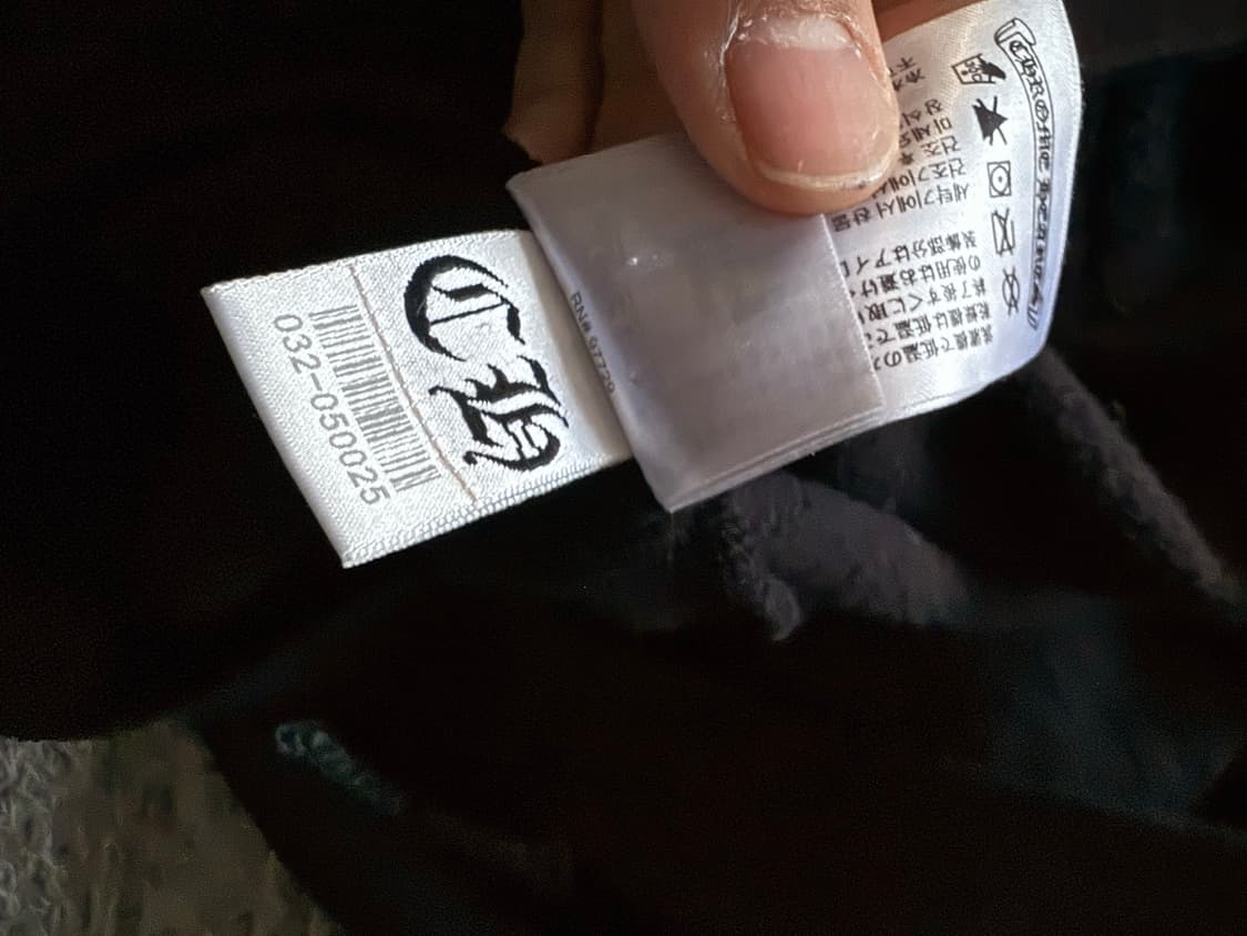 크롬하츠 실버 글리터 후드 블랙 상품이미지6