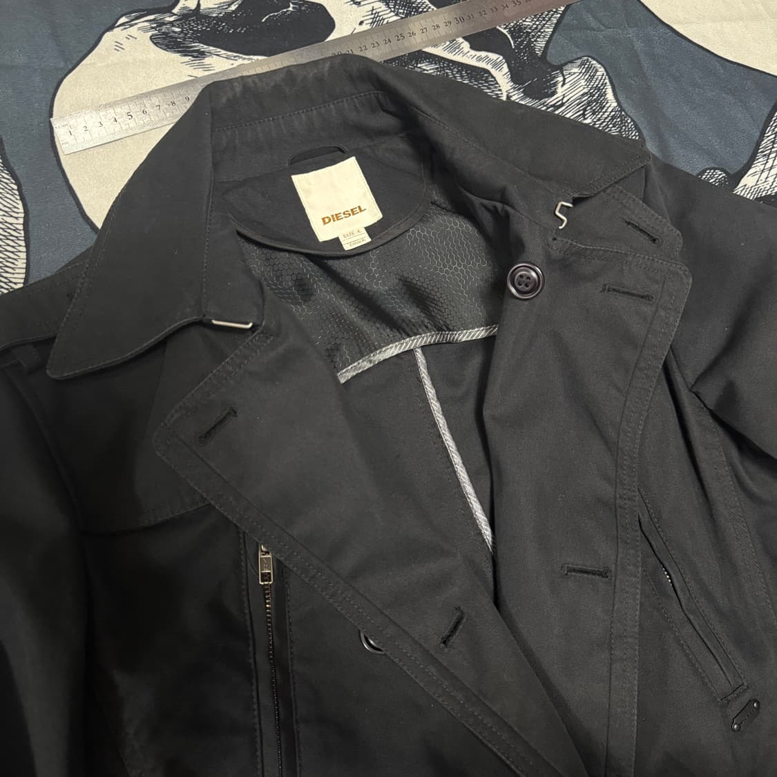 디젤 트렌치코트 남성L사이즈  상품이미지4