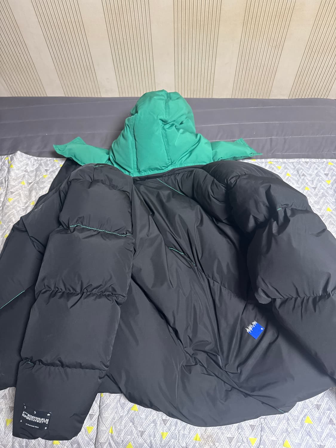 자라 x 아더에러 오버사이즈 패딩 자켓 블랙 S (100-105) 상품이미지2