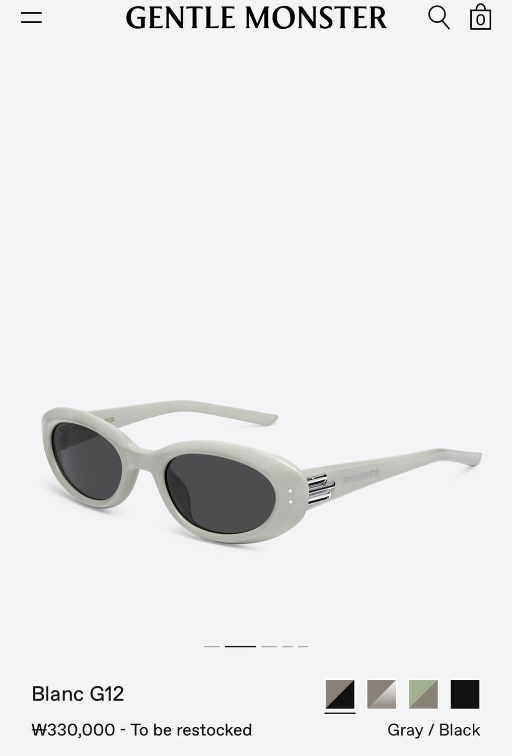 Gentle monster Blanc G17 상품이미지1