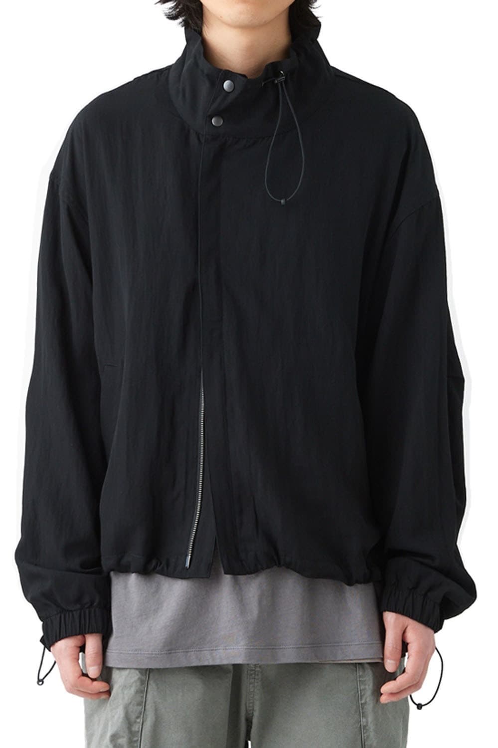Hatchingroom string mil jacket-black 4 상품이미지4