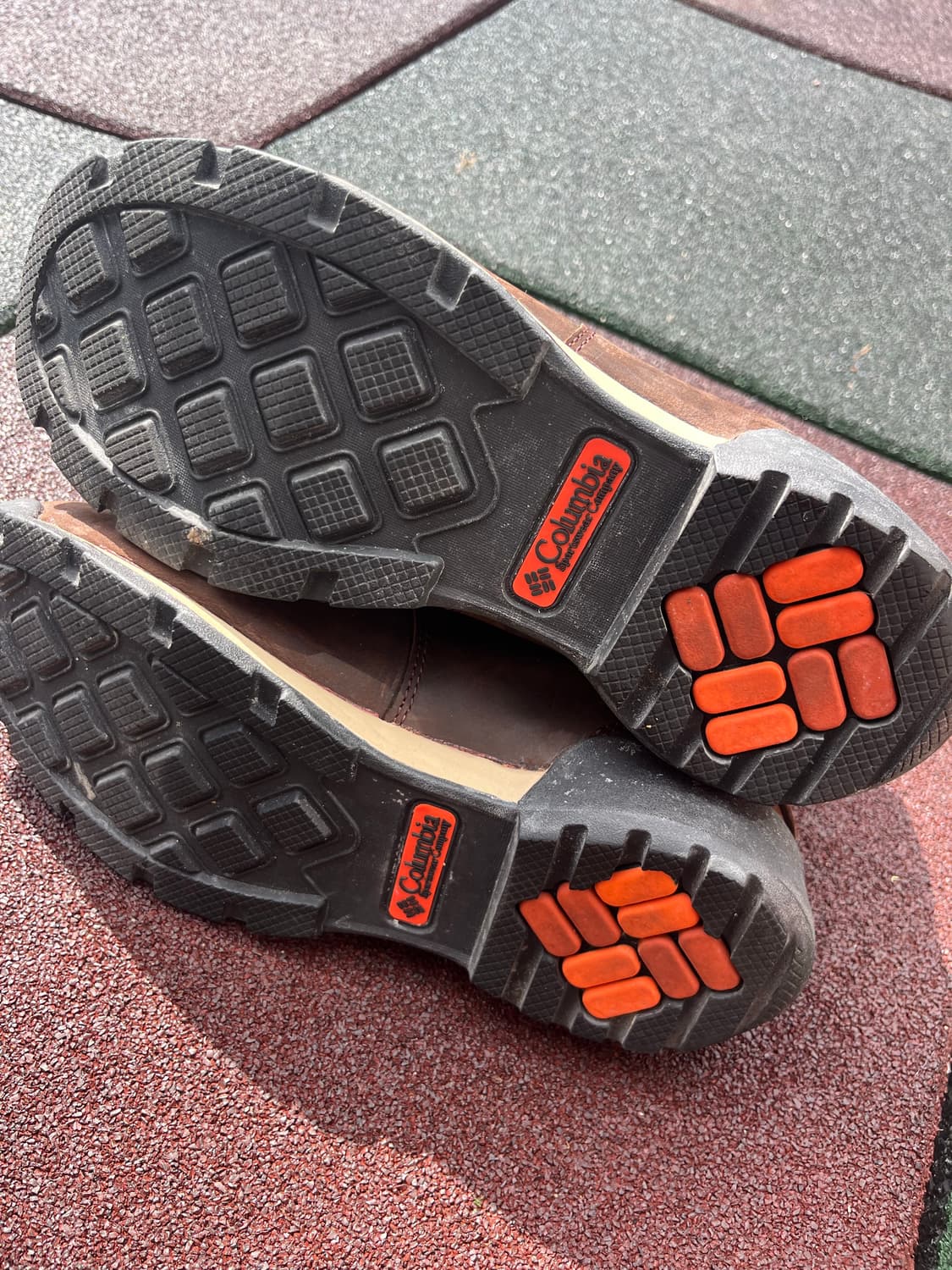 컬럼비아 브라운 레더 하이킹 등산화 상품이미지4