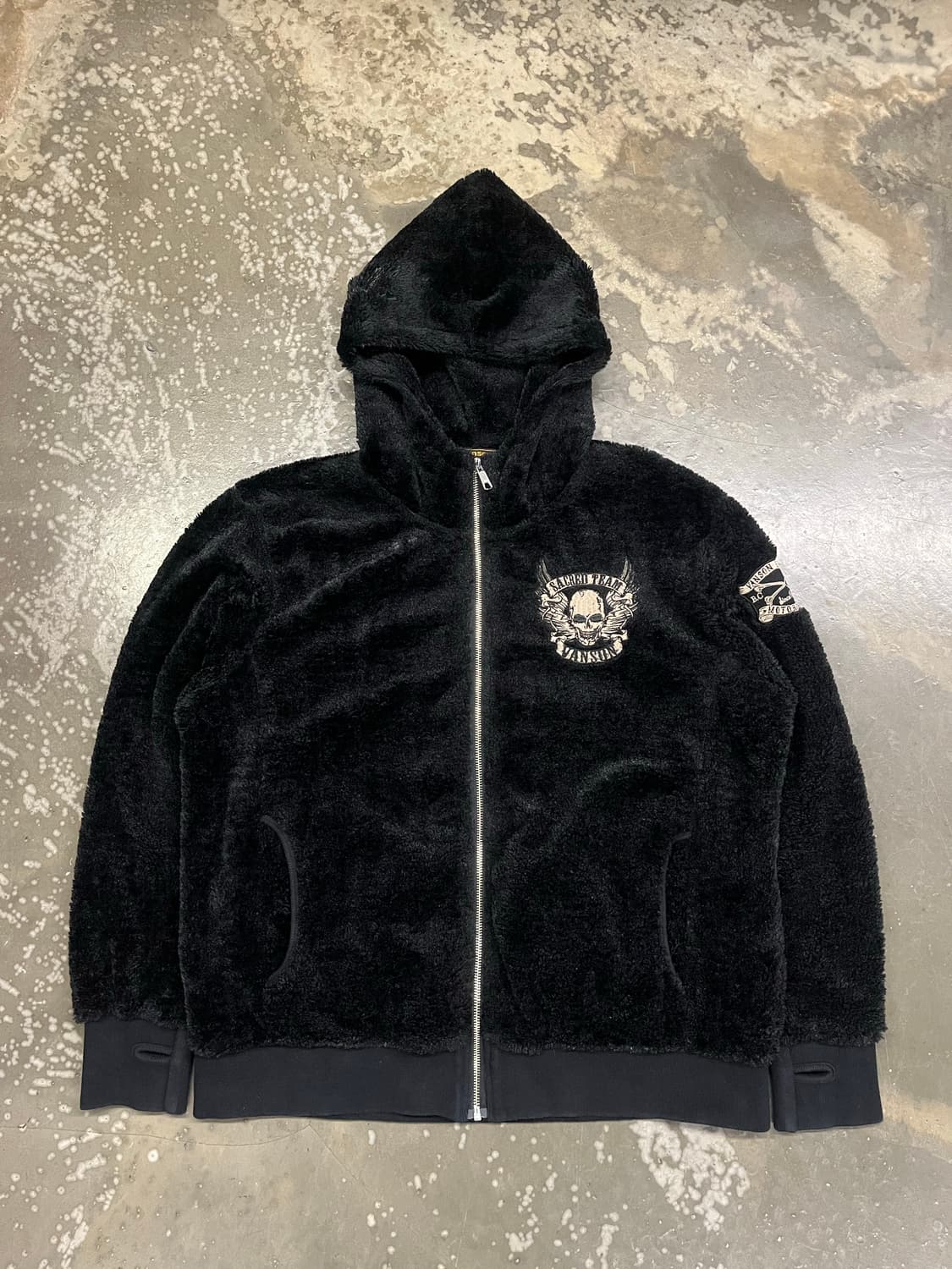 밴슨 퍼 스컬 후드집업 2XL  상품이미지1