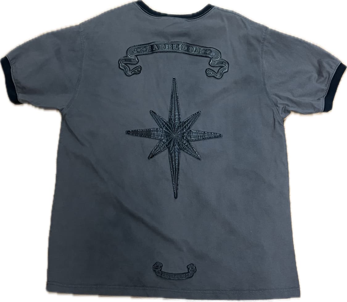 배드블러드 코스모 배드 패치 링거 티셔츠 - 챠콜 상품이미지2