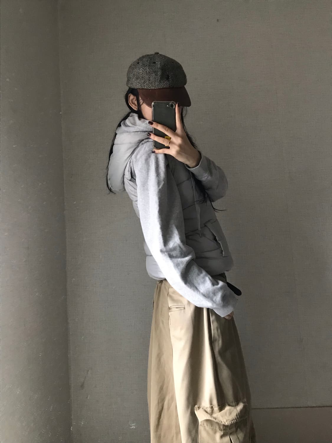 홀리스터 연그레이 패딩조끼 상품이미지4
