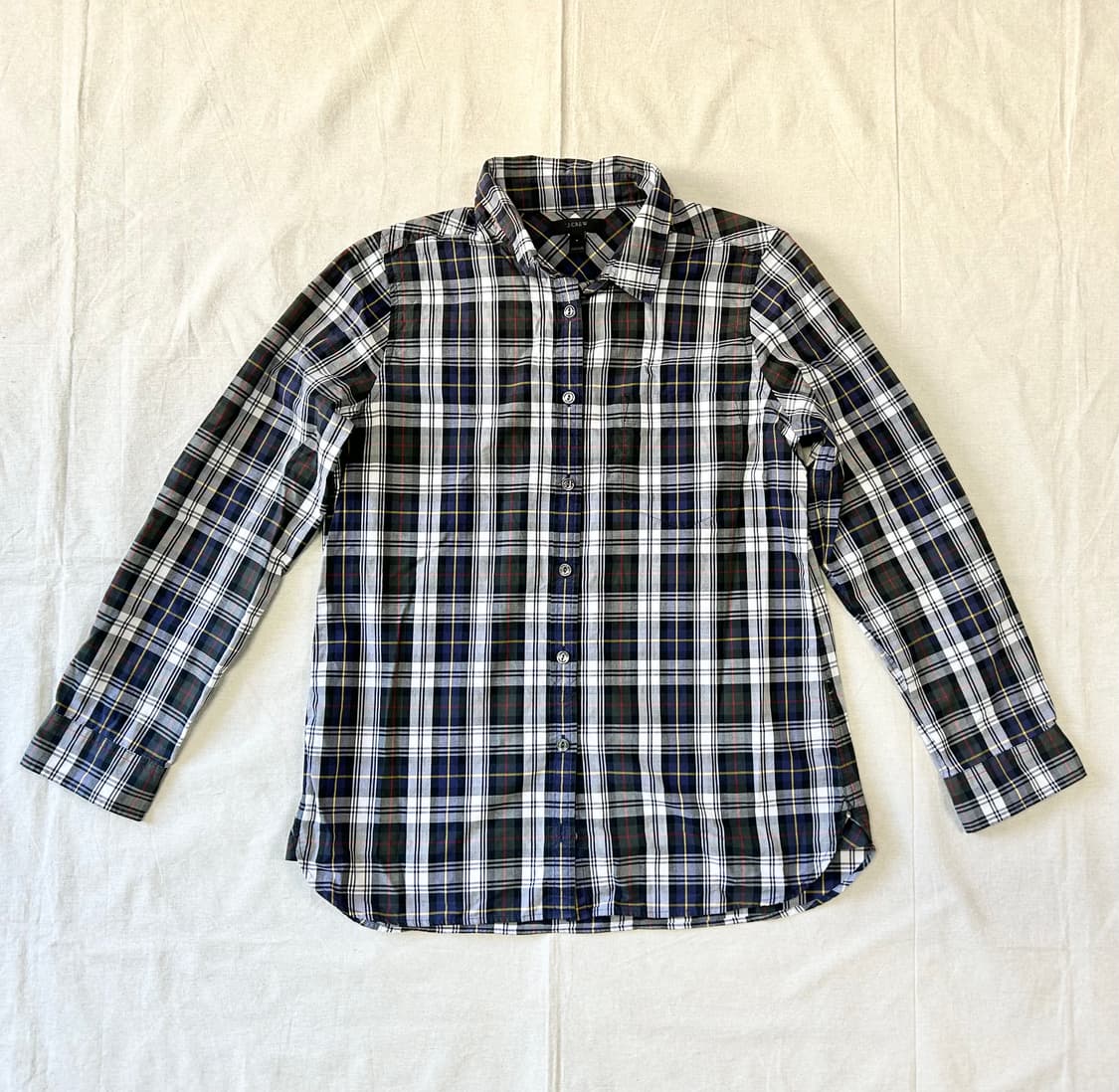 블랙 타탄 체크 셔츠 상품이미지1