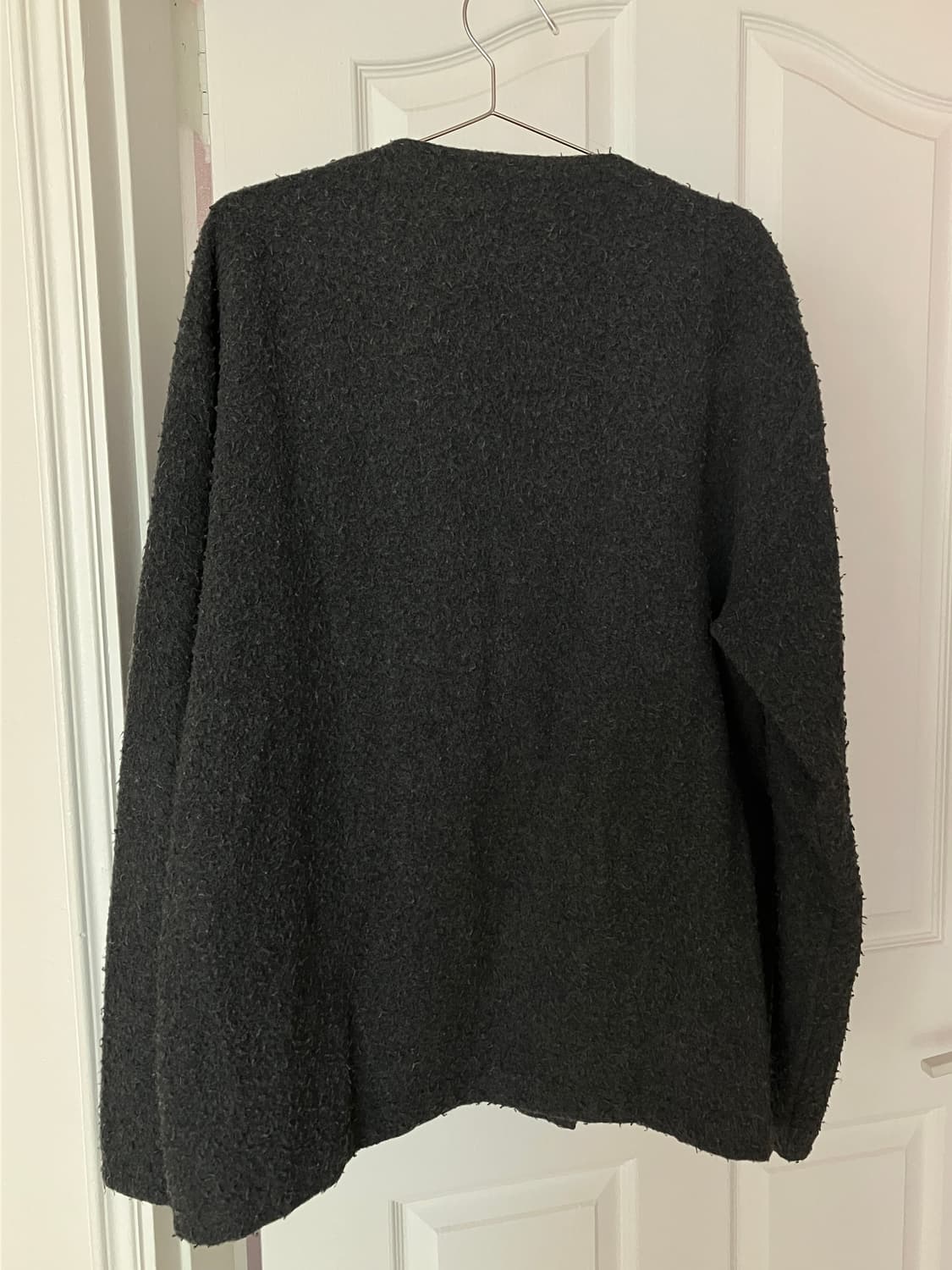 [48]아워레가시 샤기 가디건 그레이 상품이미지4