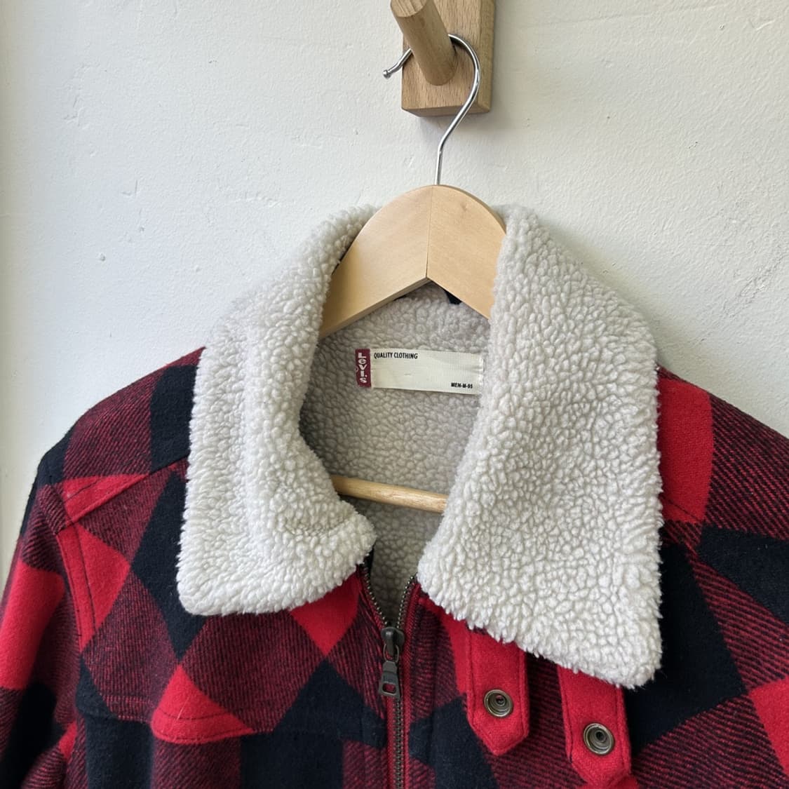 15918 - 리바이스 타탄체크 쉐르파 자켓 상품이미지3
