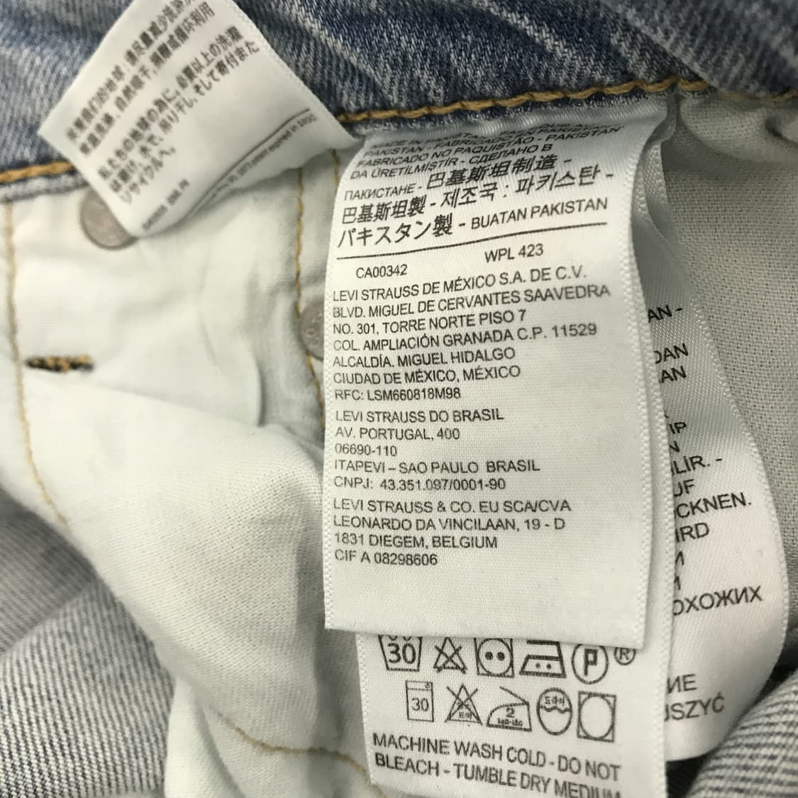 리바이스 511 슬림핏 청바지 [34x32] 상품이미지5