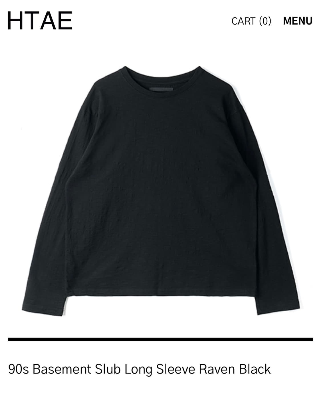 90s Basement Slub Long Sleeve 상품이미지1