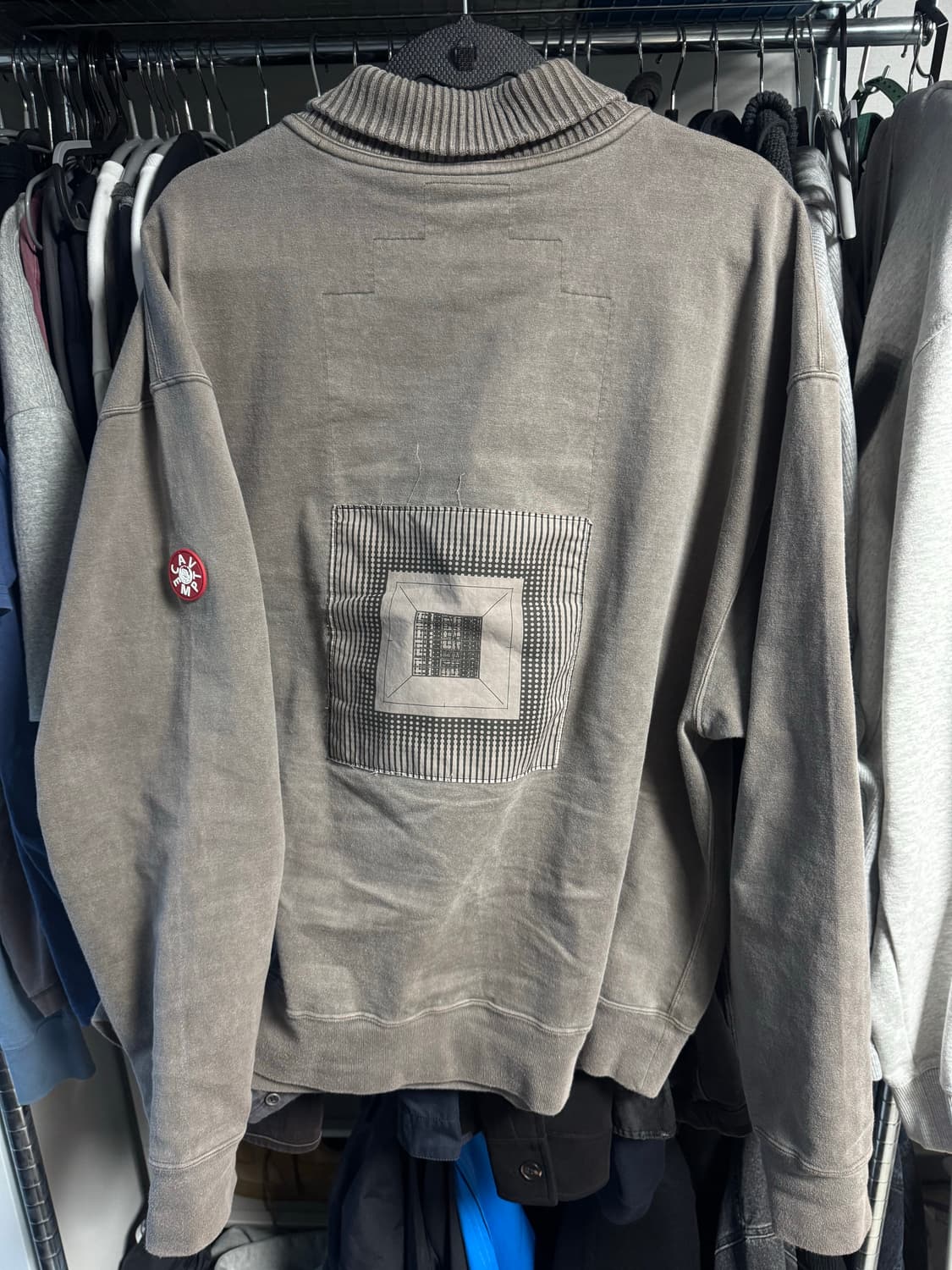 [XL] 카브엠트 스웨터 오버다이 오버랩 라이트 크루넥 상품이미지3