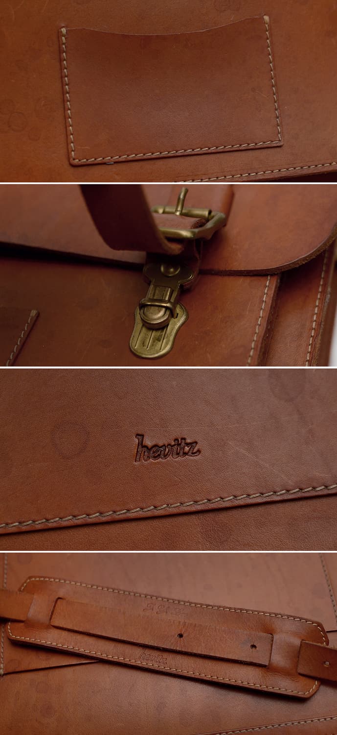 헤비츠 102 핸드메이드 베지터블 레더 클래식 사첼백 상품이미지10
