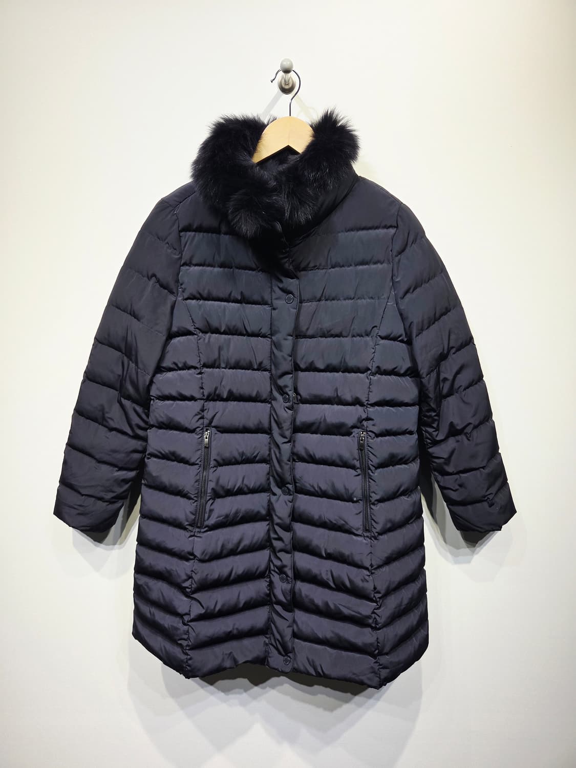 크로커다일. 여자 여우털 다운 패딩_100 상품이미지2