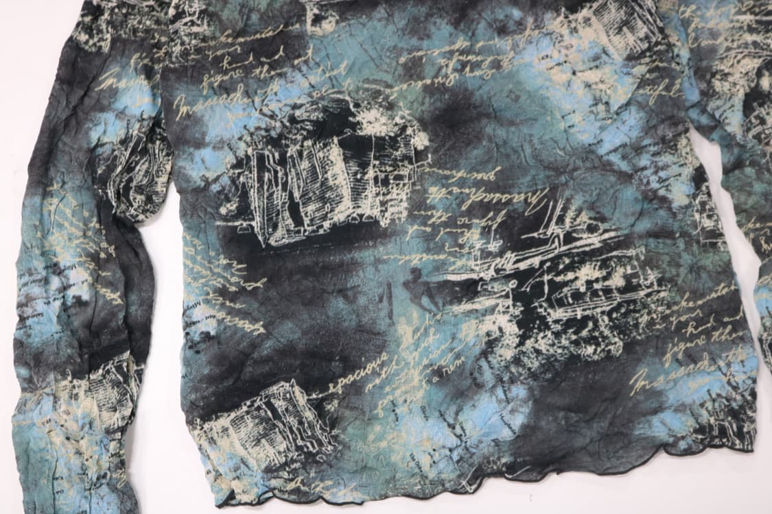 Suny Madonna 빈티지 아카이브 그래픽 시스루 터틀넥 (M) 상품이미지8