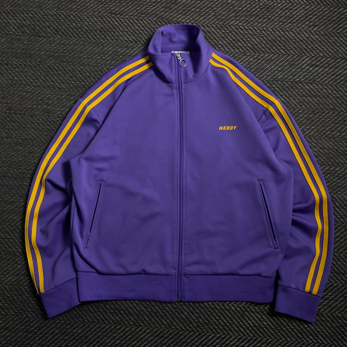 널디 루즈핏 퍼플 트랙탑 져지o 4196 상품이미지1