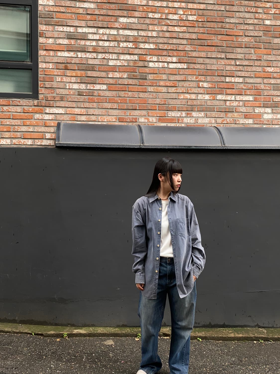 90s Jcrew 제이크루 페이디드 셔츠 상품이미지1