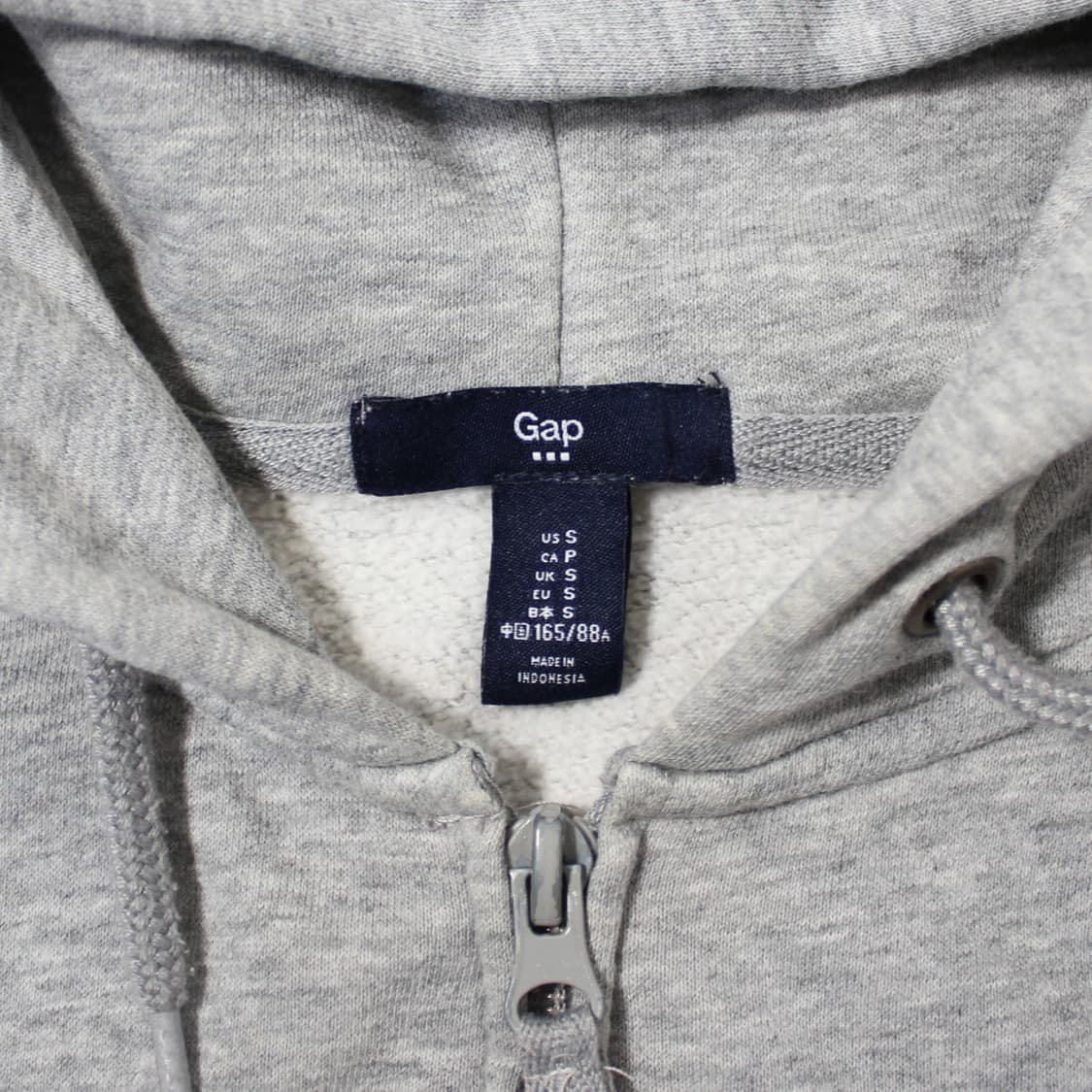 GAP 갭 그레이 기모 후드집업 상품이미지4