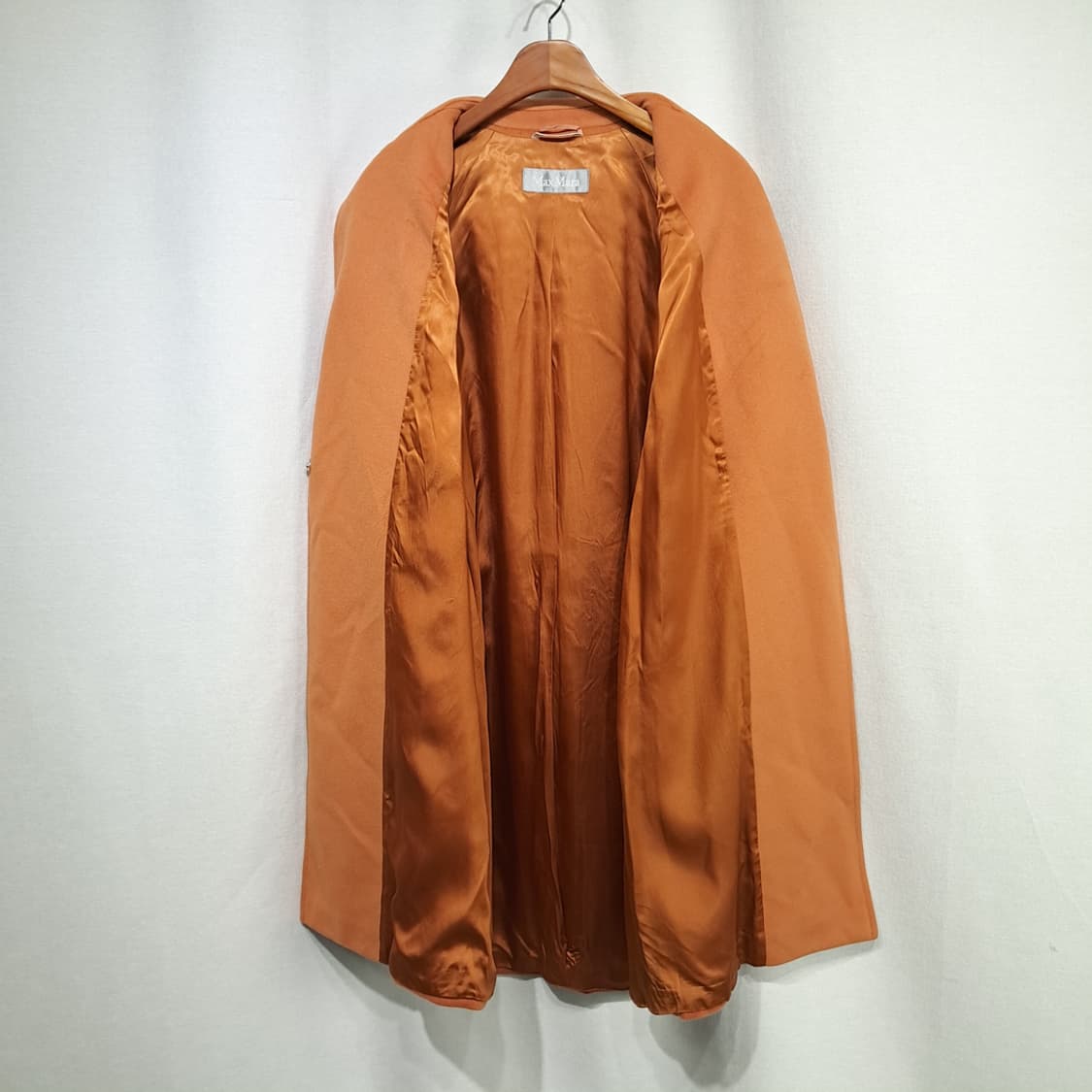 CN981W M 막스마라 소프트브라운 퓨어버진울 롱코트 상품이미지3