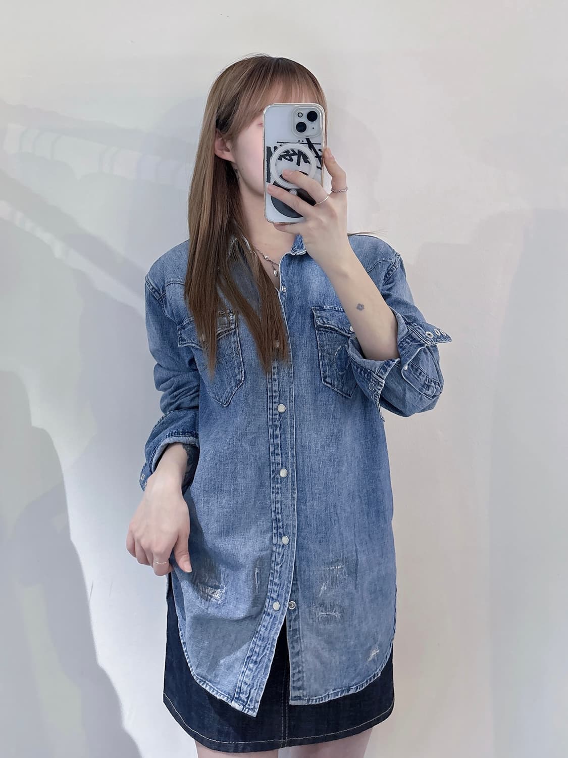 폴로랄프로렌 웨스턴 데님 셔츠 상품이미지1